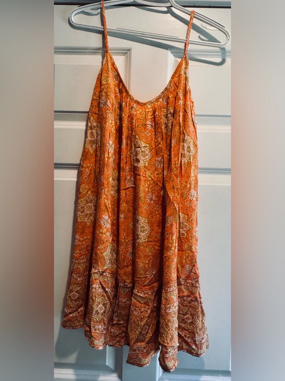 **NWT** Billabong Orange Paisley Beach Vibes Cover-up